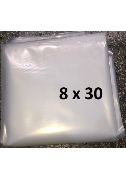 ABK PLASTİK Şeffaf Sera Naylon 8 x 30