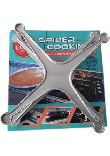 Spider Cooking Gold Döküm Dönerli Börek Künefe Pişirme Aparatı