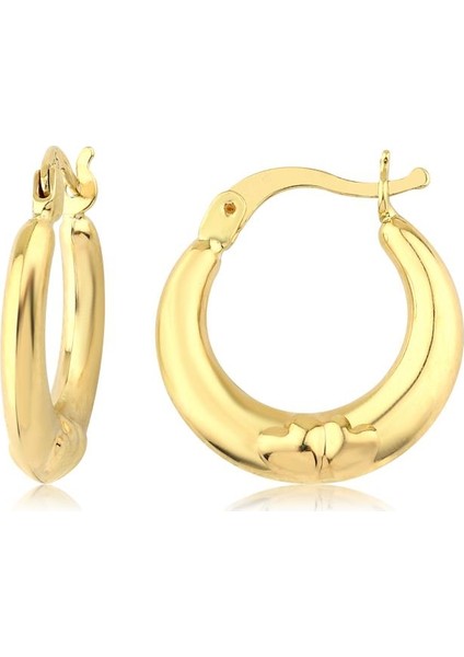 14 Ayar Halka Küpe (Çapı: 1.4cm) W4E28104