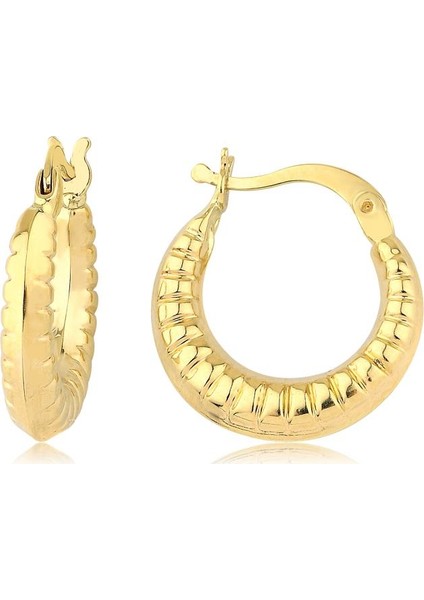 14 Ayar Halka Küpe (Çapı: 1.4cm) W4E28106