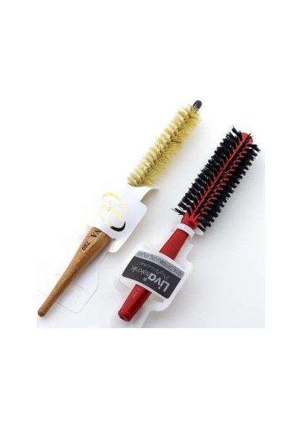 Profesyonel Yanmaz 2'li Set Fön&Saç Fırçası - Liva 780&LIVA 010