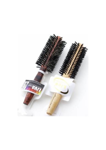 Profesyonel Yanmaz 2'li Set Fön&Saç Fırçası -Liva 740&LIVA 350