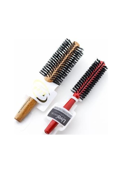 Profesyonel Yanmaz 2'li Set Fön&Saç Fırçası - Liva 540&LIVA 010