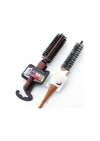 Profesyonel Yanmaz 2'li Set Fön&Saç Fırçası - Liva 940&LIVA 054