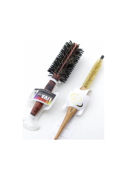 Profesyonel Yanmaz 2'li Set Fön&Saç Fırçası -Liva 740&LIVA 012