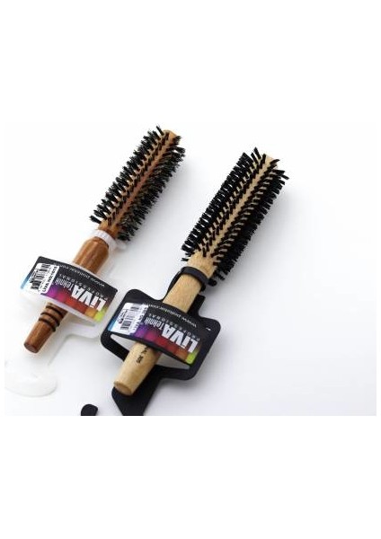 Profesyonel Yanmaz 2'li Set Fön&Saç Fırçası - Liva 305&LIVA 1015