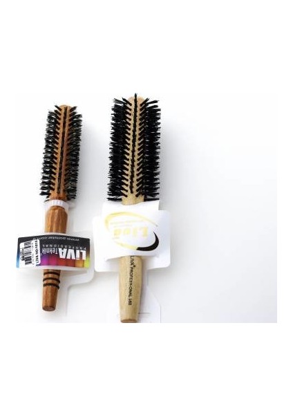 Profesyonel Yanmaz 2'li Set Fön&Saç Fırçası - Liva 350&LIVA 1015