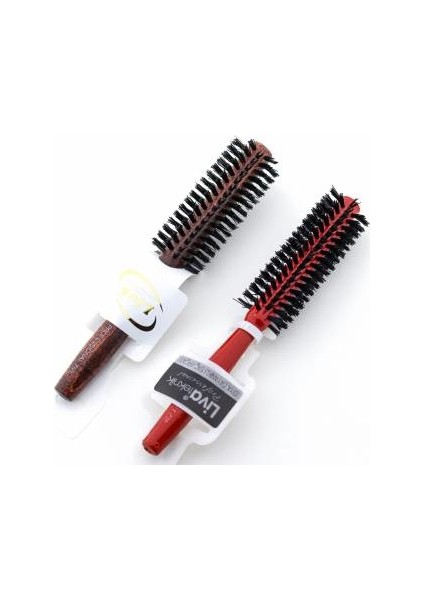 Profesyonel Yanmaz 2'li Set Fön&Saç Fırçası - Liva 750&LIVA 010