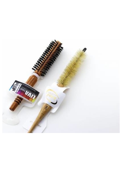 Profesyonel Yanmaz 2'li Set Fön&Saç Fırçası - Liva 043&LIVA 1015