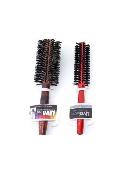 Profesyonel Yanmaz 2'li Set Fön&Saç Fırçası - Liva 740&LIVA 010