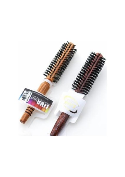 Profesyonel Yanmaz 2'li Set Fön&Saç Fırçası - Liva 750&LIVA 1015