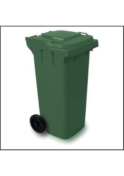 Kapaklı 120 lt Çöp Konteyneri