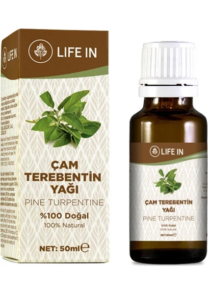 Life In Doğal Çam Terebentin Yağı 50 ml