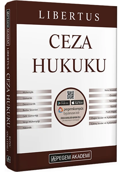 Pegem Akademi Yayıncılık KPSS 2021 A Grubu Libertus Ceza Hukuku Konu Anlatımı
