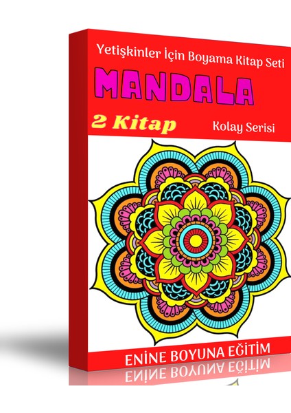 Yetişkinler Için Başlangıç -Kolay Boyama Kitap Seti -2 Kitap