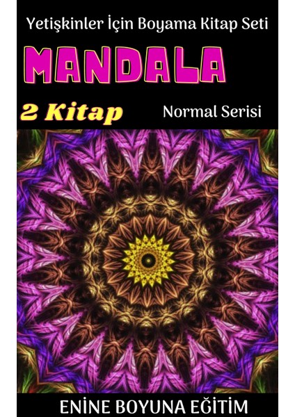 Enine Boyuna Eğitim Yetişkinler Için Boyama Kitap Seti -Orta Seviye fiyatları