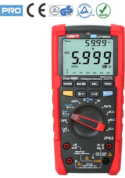 UT195DS (Gs) Profesyonel Seri Dijital Multimetre (Pro Line)
