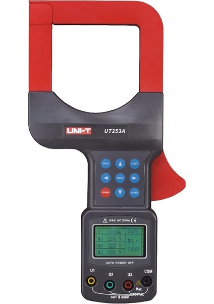 UT253A Geniş Çeneli Kaçak Akım Pensmetre