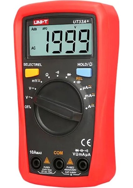 UT33A+ Avuçiçi Dijital Multimetre