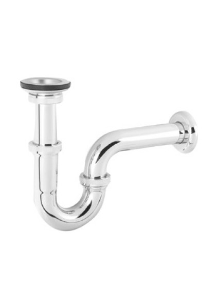 U BORULU KROM LAVABO SİFONU (SİFON KUMANDALI ARMATÜRLER İÇİN)