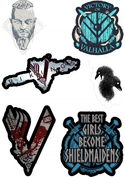 Vikingler Sticker 124 fırsatları