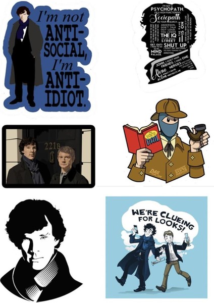 Sherlock Holmes Sticker 113