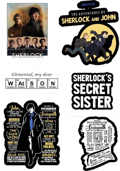 Sherlock Holmes Sticker 110