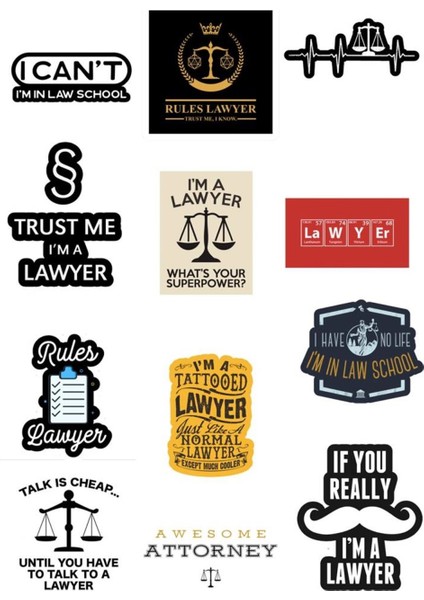 Avukat Sticker 60