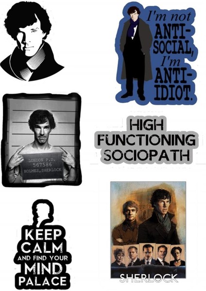 Sherlock Holmes Sticker 116