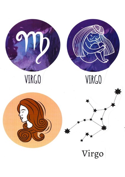 Burç Sticker Başak