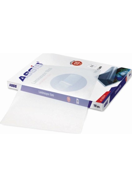 Laminasyon Filmi A4 125 Mikron (100'lü) 1 Paket