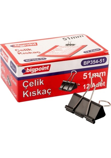 Çelik Kıskaç 51 mm 1 Dz BP354-51