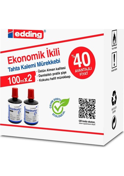 Tahta Kalem Mürekkebi 100 ml x 2