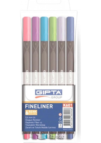 Fineliner 6 Renk