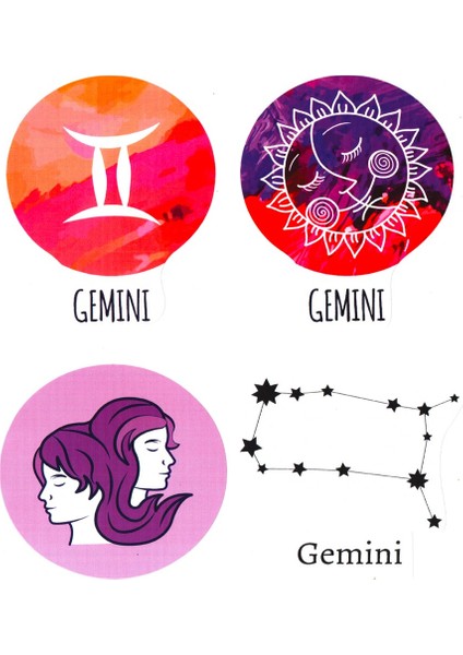 Burç Sticker Ikizler