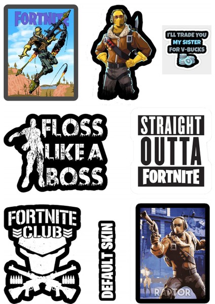 Fortnite Sticker 120 modelleri
