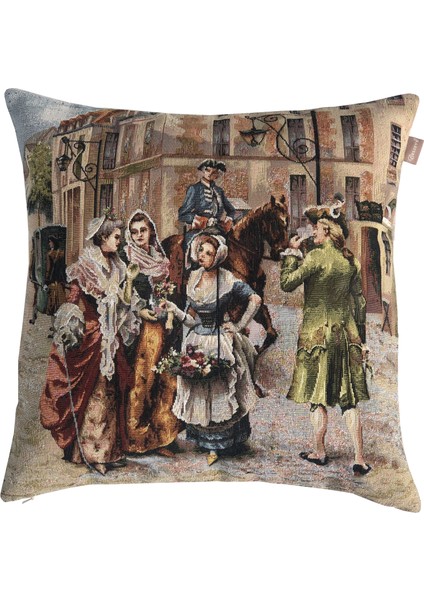Belıeve Latife Goblen Kırlent 45 x 45 cm
