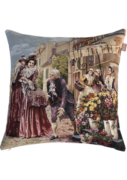 Belıeve Romance Goblen Kırlent 45 x 45 cm