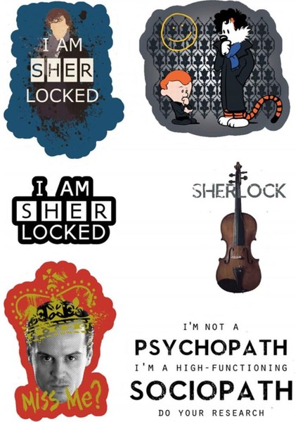 Sherlock Holmes Sticker 112