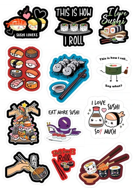 Woohoo Design Sushi Sticker 71