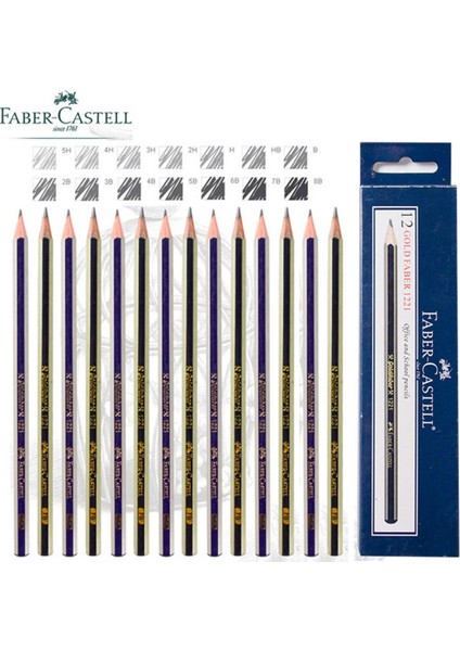 1221 Goldfaber 3b Dereceli Çizim Kurşun Kalemi 12'li