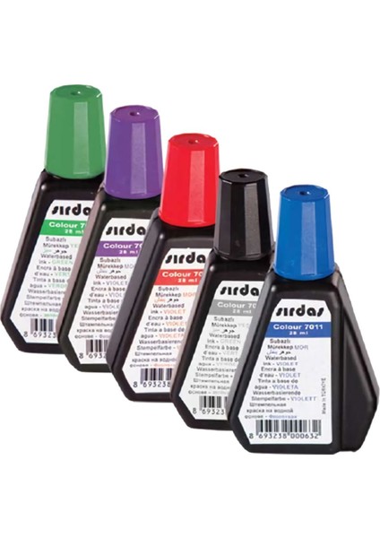 Sirdaş Istampa Mürekkebi 25CC Siyah 1 adet