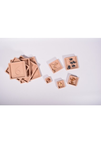 Piramit Sayı Tabaklar - Eğitici Oyuncak