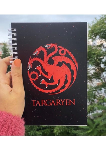 Game Of Thrones Stark Targaryen Defter Spiralli A5 96 Yaprak 2'li