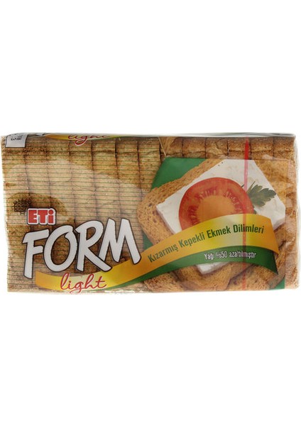 Form Light Kızarmış Kepekli Ekmek 120 gr
