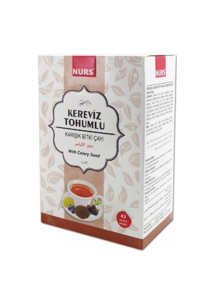 Kereviz Tohumlu Çay 42 Li Karışık Süz Poş. Nurs