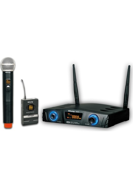 K-312 El + Yaka 16 Kanal Uhf Telsiz Mikrofon