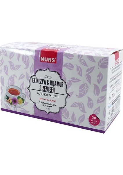 Ekinezya&ıhlamur&zencefil Kbitki Çay 20LI Çay Nurs