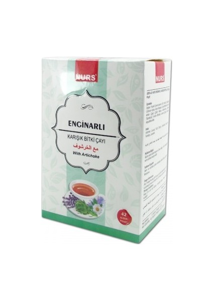 Enginarlı Çay 42 Li Kar Bitki Süz Poş Nurs