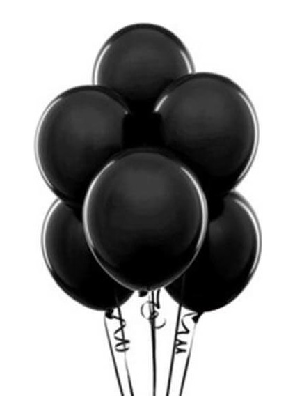 Balon Siyah Renk 100 Adet